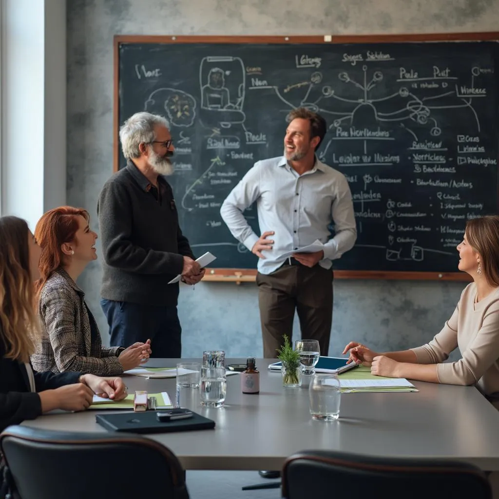 Sesión de coaching grupal