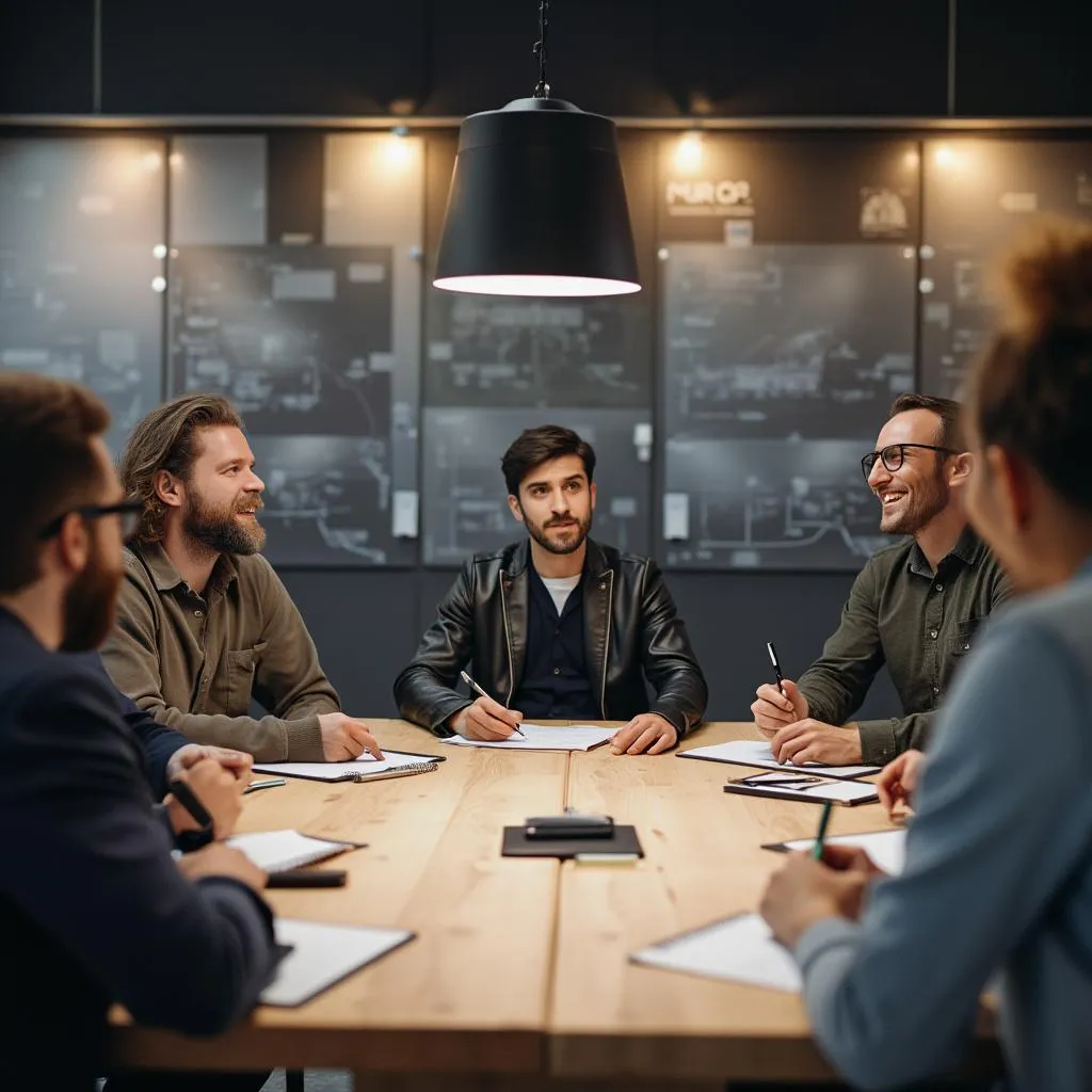 Reunión del equipo de coaches